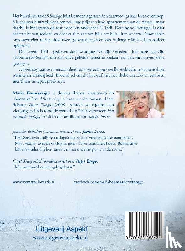 Boonzaaijer, Maria - Hunkering Grootletterboek