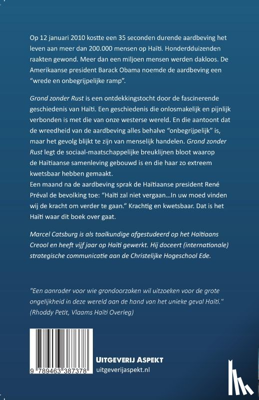 Catsburg, Marcel - Grond zonder rust