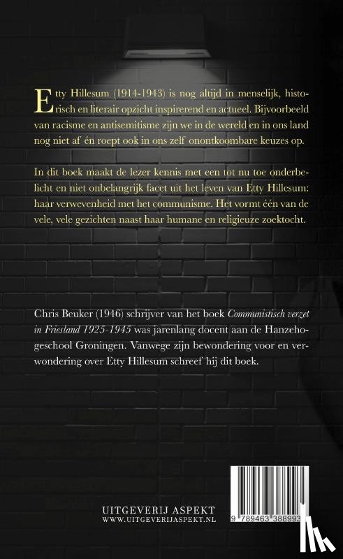 Beuker, Chris - Etty Hillesum, verwevenheid met het communisme