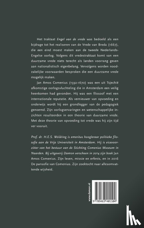 Comenius, Jan Amos - Jan Amos Comenius, Engel van de vrede