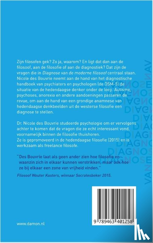 Bouvrie, Nicole des - Diagnose van de moderne filosoof