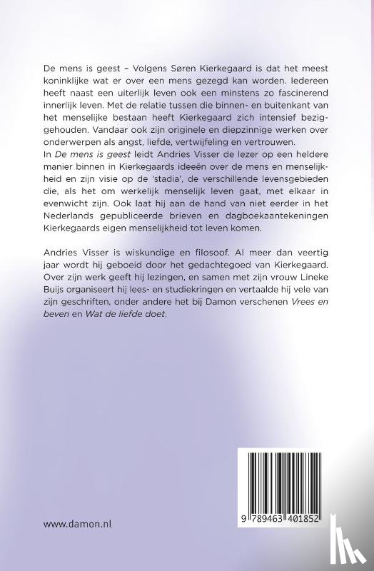 Visser, Andries - De mens is geest