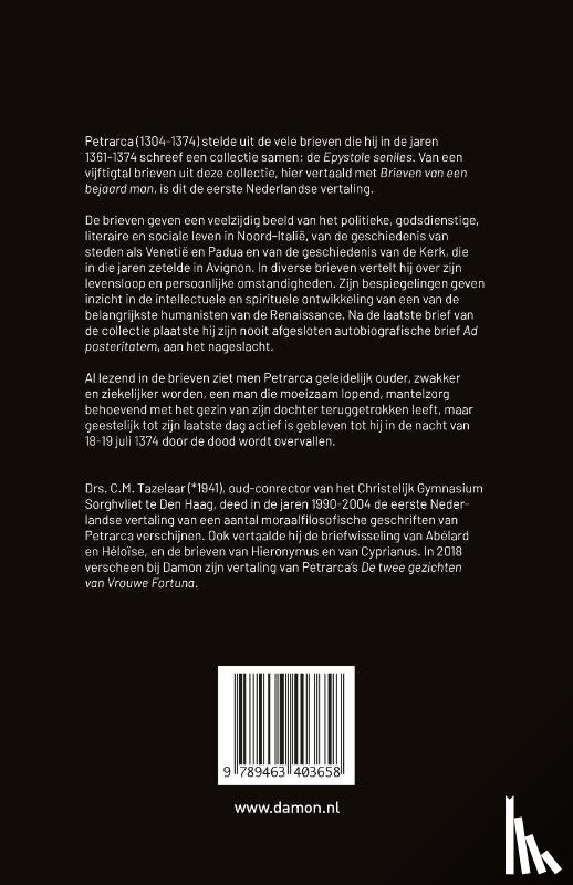 Petrarca, Francesco - Brieven van een bejaard man