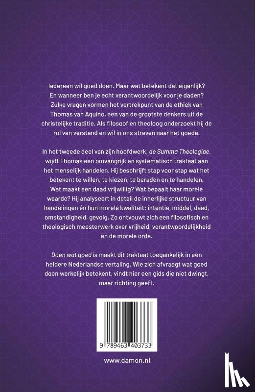 Aquino, Thomas van - Doen wat goed is
