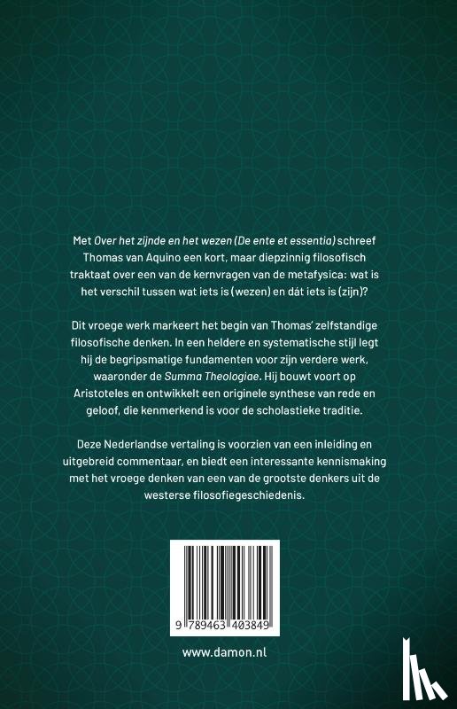 Aquino, Thomas van - Over het zijnde en het wezen