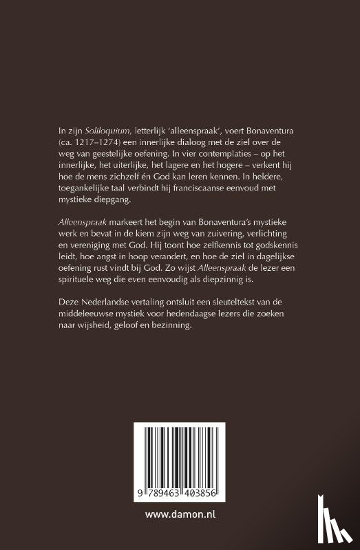 Bonaventura - Alleenspraak