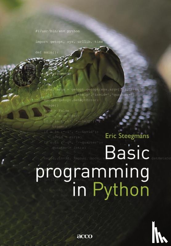 Steegmans, Eric - Basic programming in Python