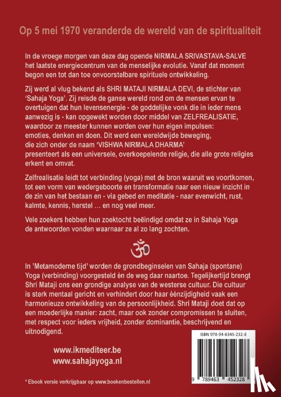 Mataji Nirmala Devi, Shri - Meta Moderne Tijd