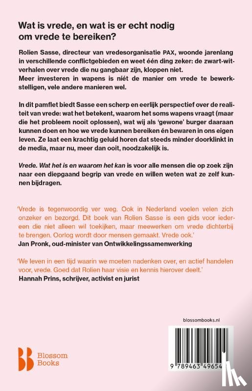 Sasse, Rolien - Vrede