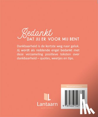 - Bedankt, dat jij er voor mij bent