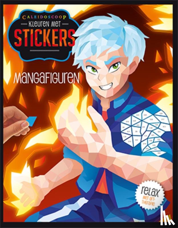  - Kleuren met stickers - Mangafiguren