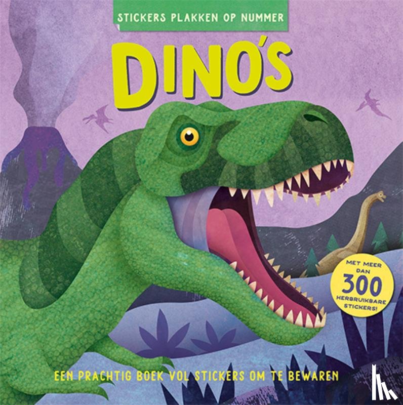  - Stickers plakken op nummer - Dino's