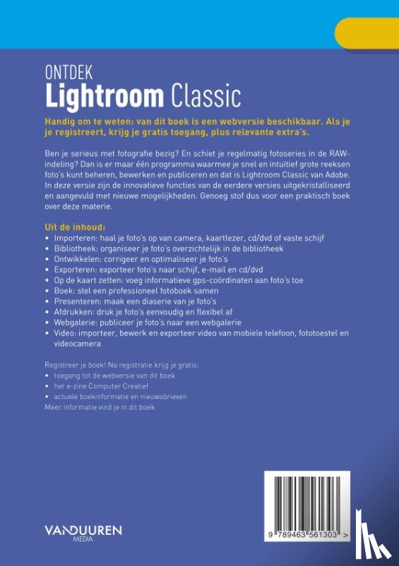 Dhaeze, Pieter, Frederiks, Hans - Ontdek Adobe Photoshop Lightroom Classic