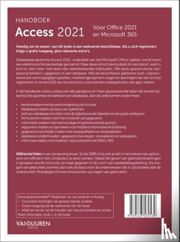 Feiter, Wilfred de - Handboek Access 2021