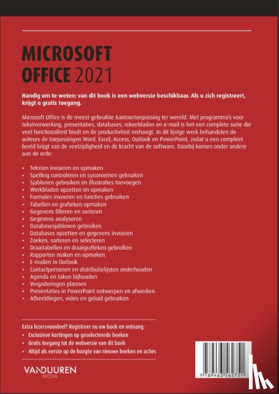 Kassenaar, Peter, Groot, Wim de, Feiter, Wilfred de, Smit, Ronald - Het Complete Boek Office 2021