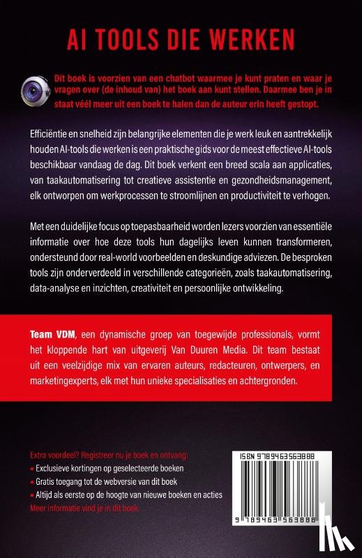 VDM, Team - AI-tools die werken
