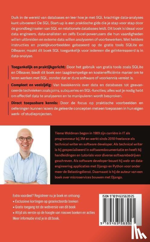 Woldman, Tieme - De SQL Start-up: data-analyse voor iedereen