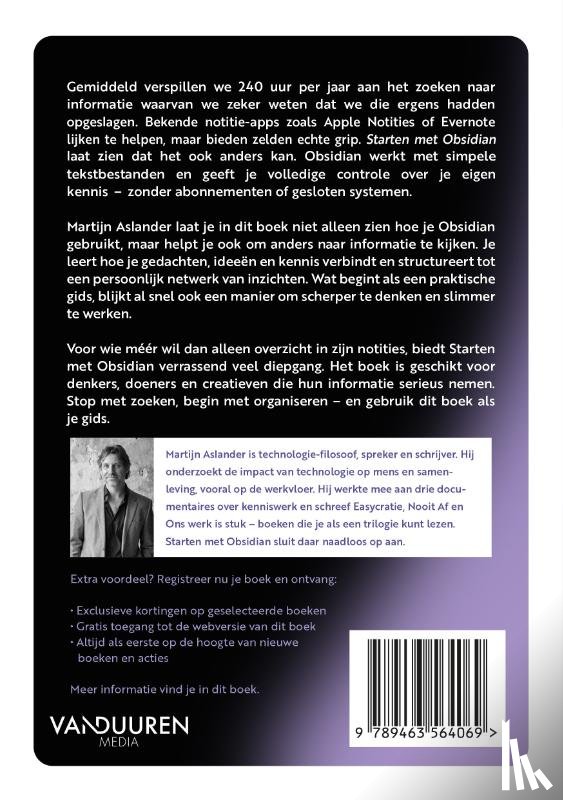 Aslander, Martijn - Starten met Obsidian