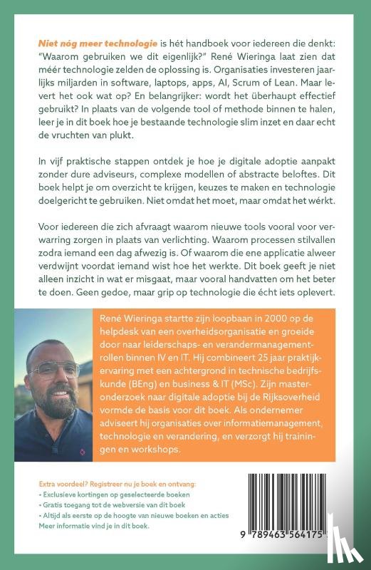 Wieringa, René - Niet nóg meer technologie