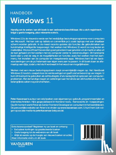 Kassenaar, Peter - Handboek Windows 11, 3e editie