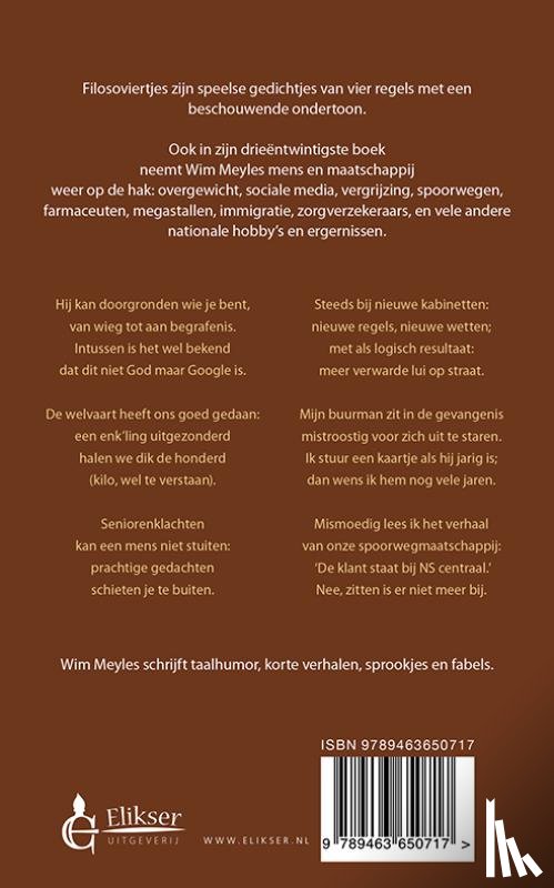 Meyles, Wim - Filosoviertjes