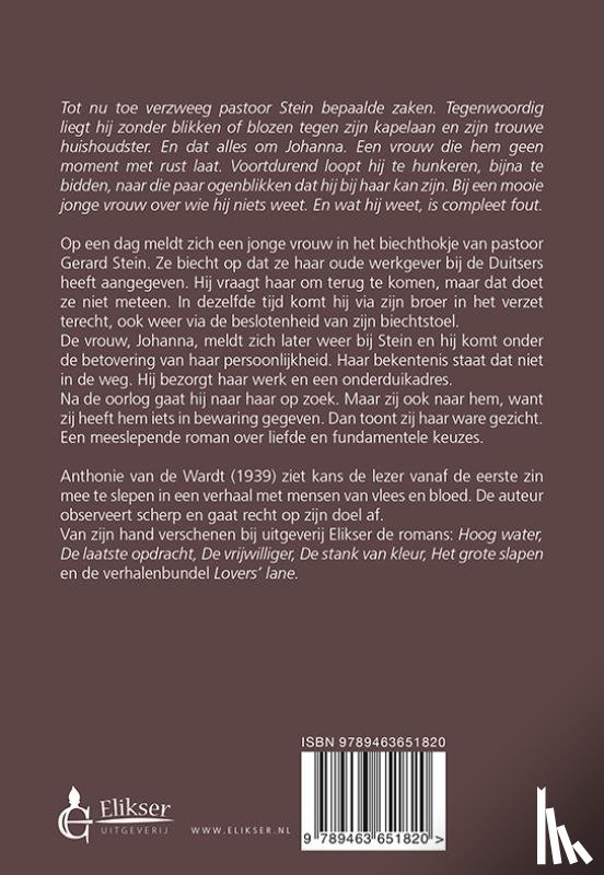 Wardt, Anthonie van de - Het biechtgeheim