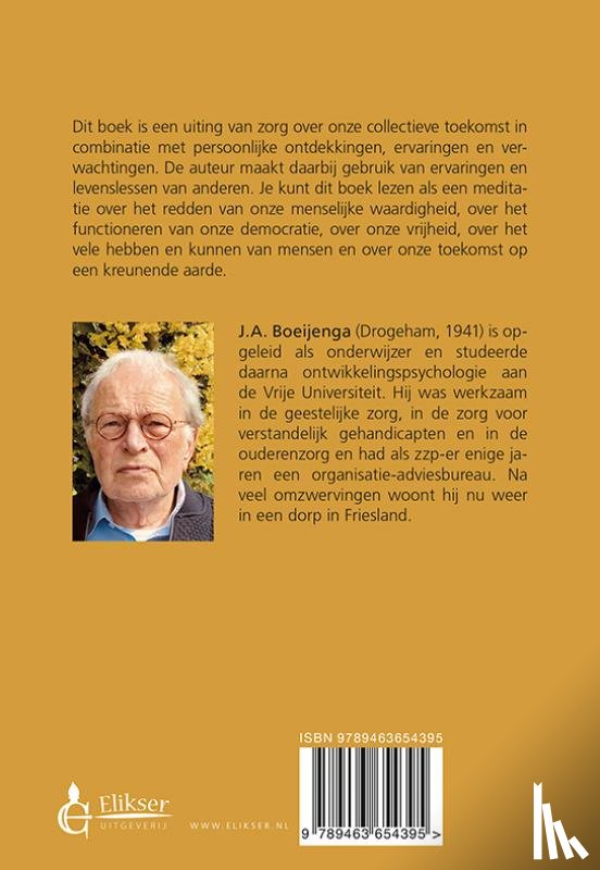Boeijenga, Jan A. - Geloven in leven en Hopen op toekomst