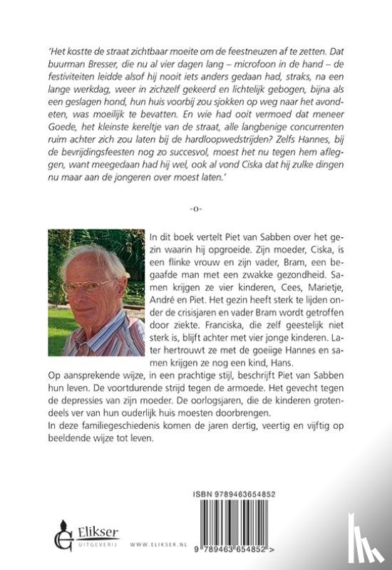 Sabben, Piet van - Franciska's onschuldige aarde