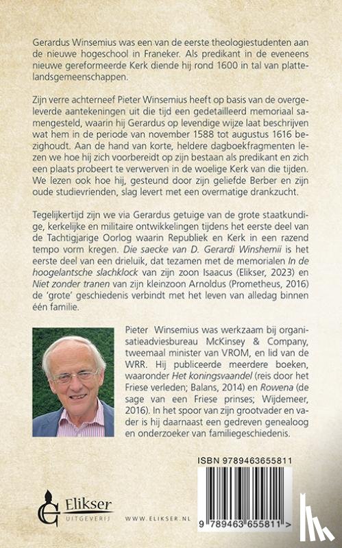 Winsemius, Pieter - Die saecke van D. Gerardi Winshemii