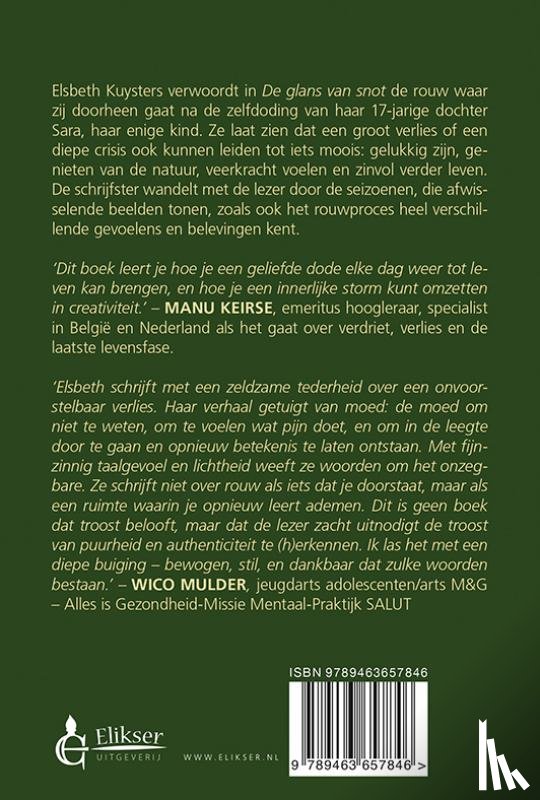 Kuysters, Elsbeth - De glans van snot