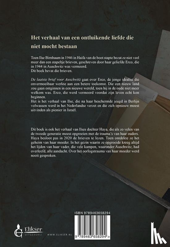Ravinsky-Mandelbaum, Haya - De laatste brief voor Auschwitz