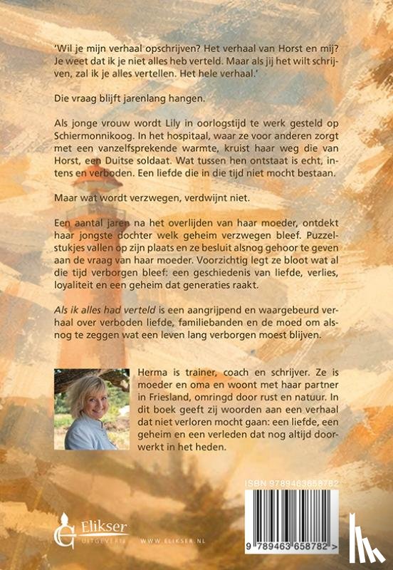 Jonker, Herma - Als ik alles had verteld