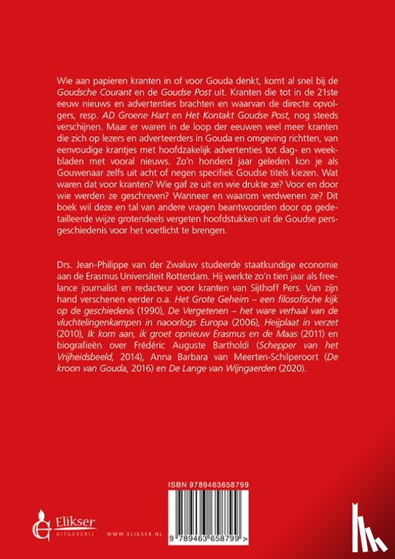 Zwaluw, Jean-Philippe van der - 'De vryheid der Drukpers is heilig'