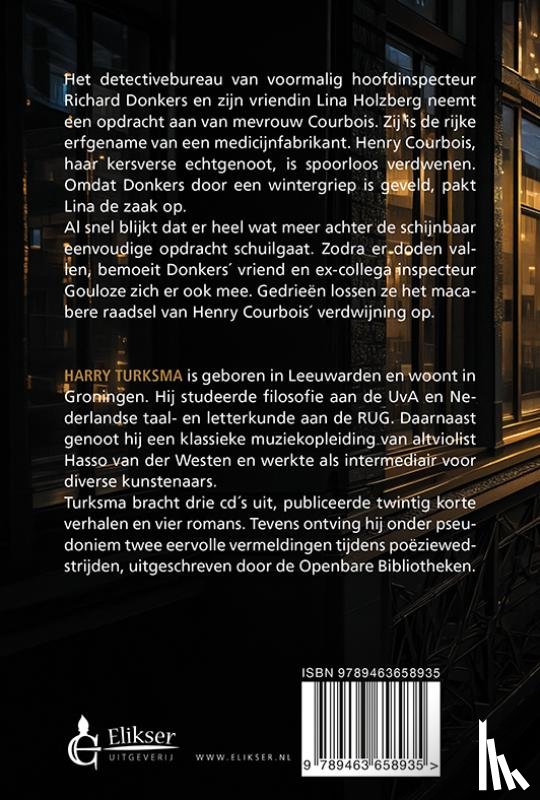 Turksma, Harry - De verdwenen minnaar