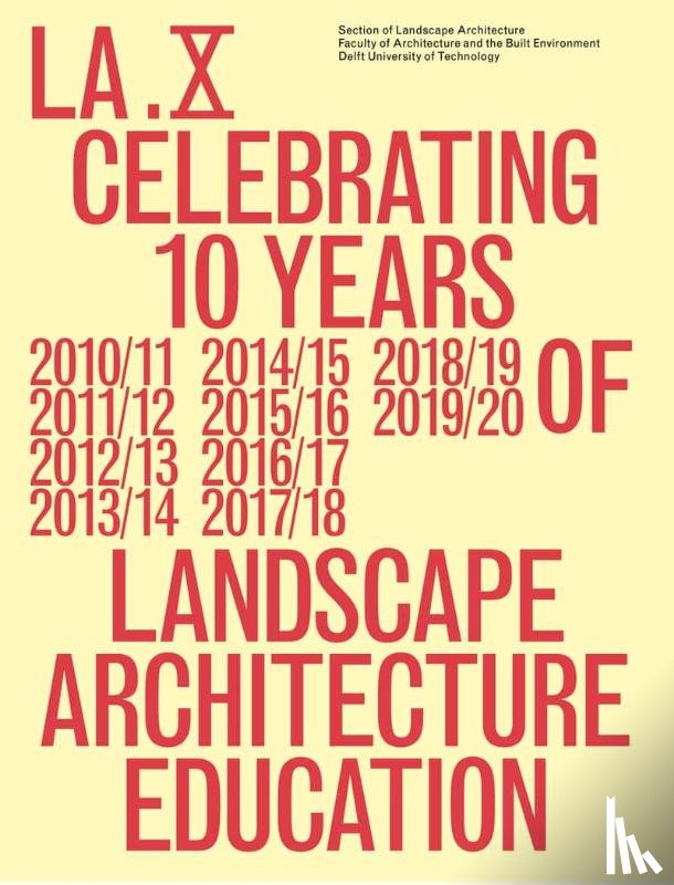 Section Of Landscape Architecture - LA.X