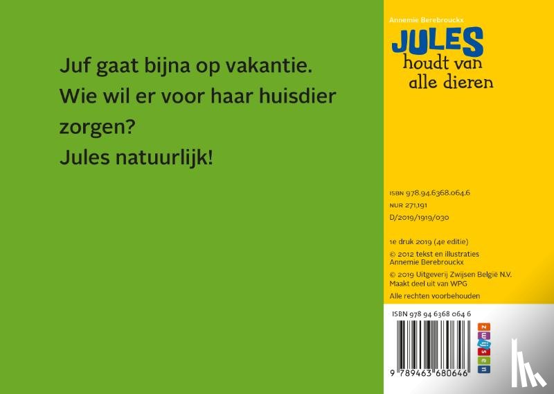 Berebrouckx, Annemie - Jules houdt van alle dieren