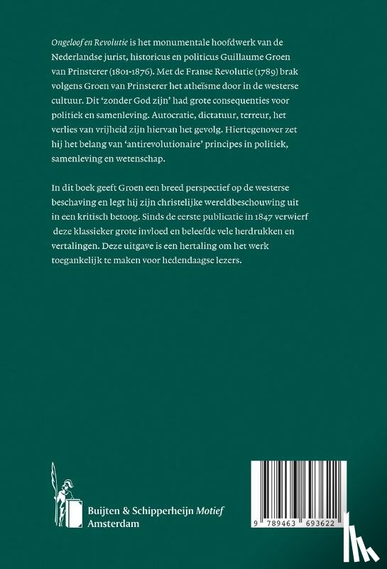 Groen van Prinsterer, Guillaume - Ongeloof & Revolutie