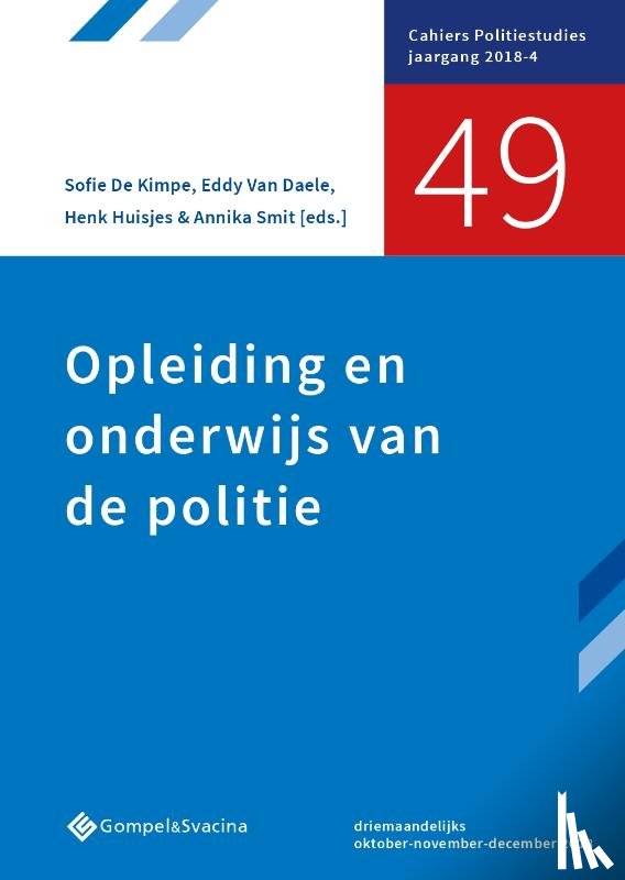  - Opleiding en onderwijs van de politie