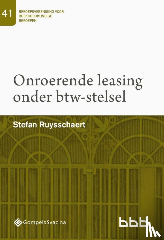 Ruysschaert, Stefan - 41-Onroerende leasing onder btw-stelsel