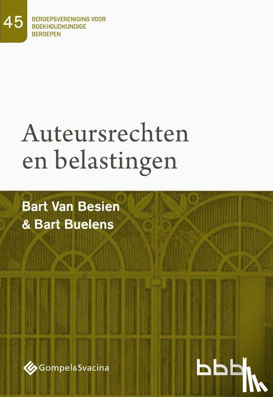 Van Besien, Bart, Buelens, Bart - 45-Auteursrechten en belastingen