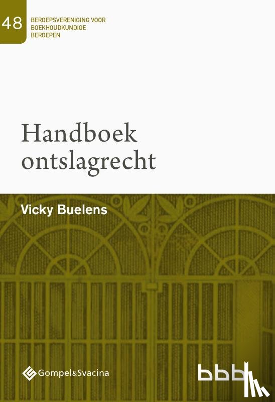 Buelens, Vicky, Verhofstede, Thibaut, Simonian, Valeria - 48-Handboek ontslagrecht