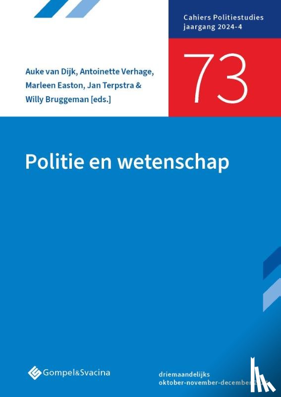  - Politie en wetenschap
