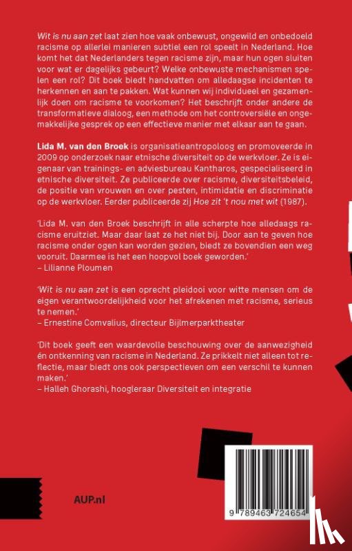 Broek, Lida M. van den - Wit is nu aan zet