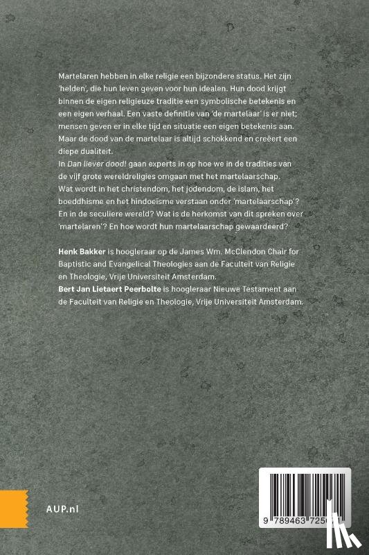  - Dan liever dood!