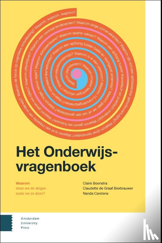 Boonstra, Claire, Graaf Bierbrauwer, Claudette de, Carstens, Nanda - Het Onderwijsvragenboek