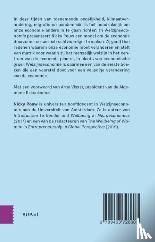 Pouw, Nicky - Welzijnseconomie