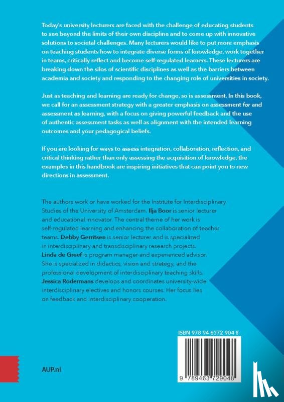Boor, Ilja, Gerritsen, Debby, Greef, Linda de, Rodermans, Jessica - Meaningful Assessment in Interdisciplinary Education