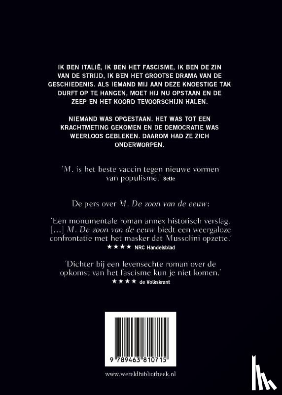 Scurati, Antonio - M. De man van de voorzienigheid