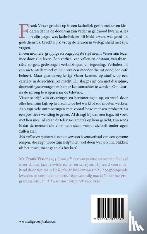 Visser, Frank - Met vallen en opstaan