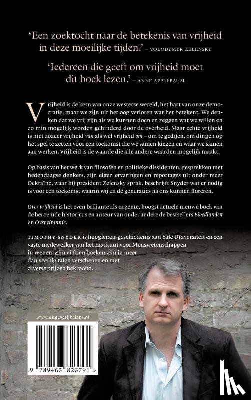 Snyder, Timothy - Over vrijheid